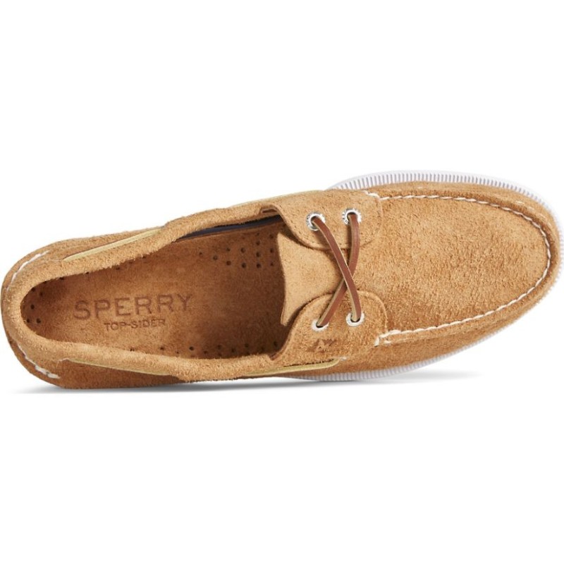 SPERRY NAUTICO A O 2 EYE SUEDE TAN