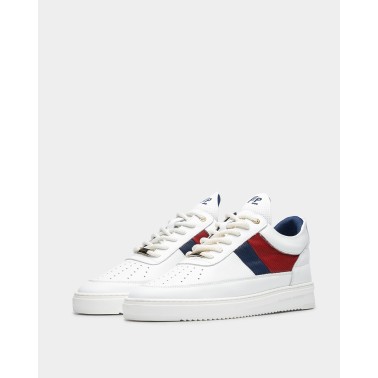 FILLING PIECES LOW TOP GAME PODIUM WHITE