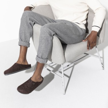 BIRKENSTOCK ZERMATT SHEARLING REGULAR MOCHA