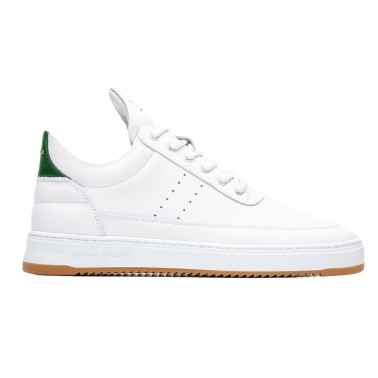 FILLING PIECES LOW TOP BIANCO GREEN