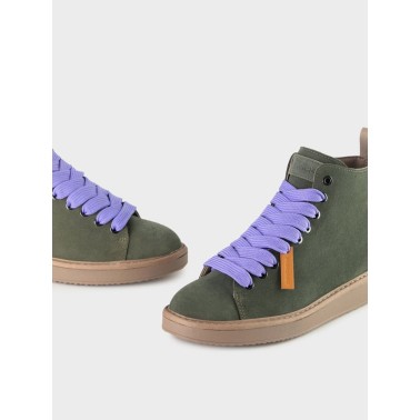 PANCHIC P01 ANKLE BOOT SUEDE MILITARY GREEN