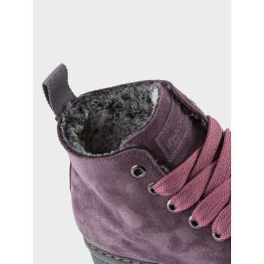 PANCHIC P01 ANKLE BOOT SUEDE FAUX FUR LINING