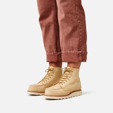 RED WING 6 INCH MOC CREAM