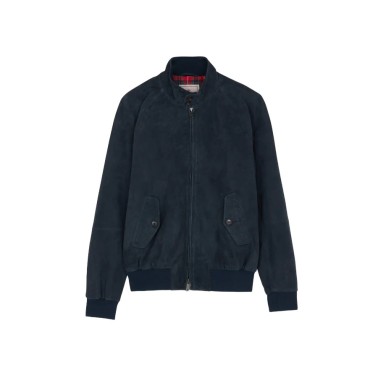 BARACUTA G9 SUEDE NAVY