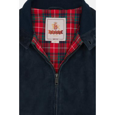 BARACUTA G9 SUEDE NAVY