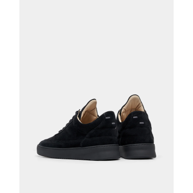 FILLING PIECES LOW TOP SUEDE ALL BLACK