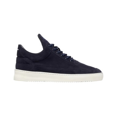 FILLING PIECES LOW TOP SUEDE ORGANIC NAVY