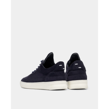 FILLING PIECES LOW TOP SUEDE ORGANIC NAVY