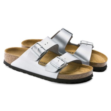 BIRKENSTOCK ARIZONA BF REGULAR SILVER