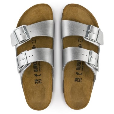 BIRKENSTOCK ARIZONA BF REGULAR SILVER