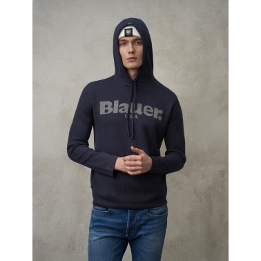 BLAUER JERSEY CON CAPUCHA PARKER