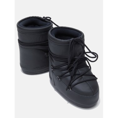 MOON BOOT ICON LOW RUBBER BLACK