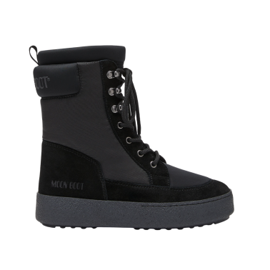 MOON BOOT LTRACK COMBAT BOOT BLACK