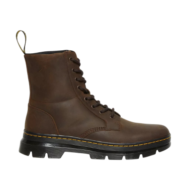 DR MARTENS COMBS LEATHER DARK BROWN CRAZY HORSE