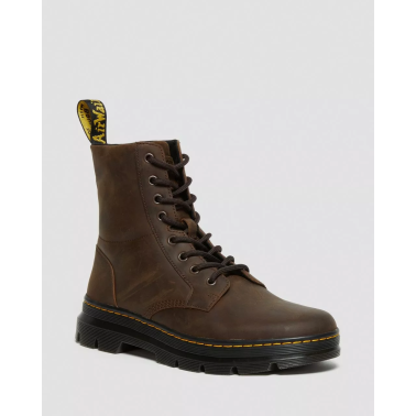 DR MARTENS COMBS LEATHER DARK BROWN CRAZY HORSE