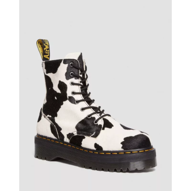 DR MARTENS JADON COW PRINT HAIR ON