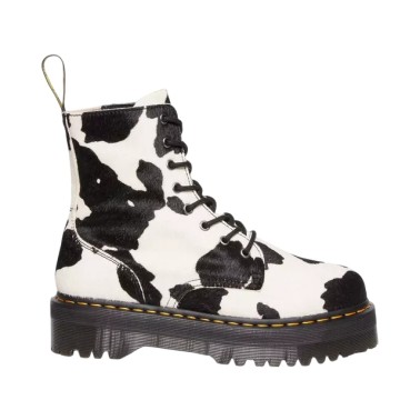 DR MARTENS JADON COW PRINT HAIR ON