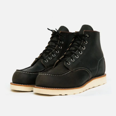 RED WING CLASSIC MOC TOE CHARCOAL