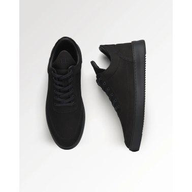 FILLING PIECES LOW TOP RIPPLE NUBUCK ALL BLACK