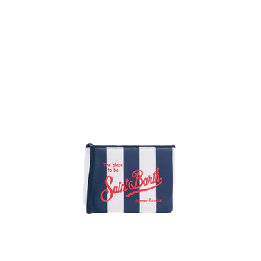 MC2 ALINE SCUBA POCHETTE STRIPES POP DARK BLUE