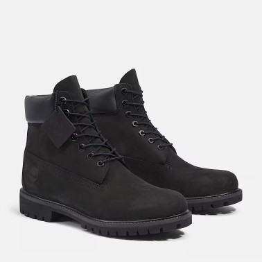TIMBERLAND PREMIUM 6 IN LACE WATERPROOF BLACK WOMAN
