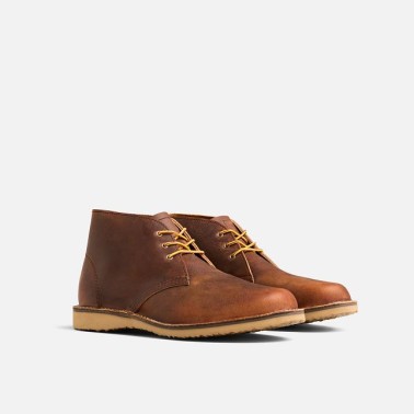 RED WING WEEKENDER CHUKKA COPPER ROUGH&THOUG