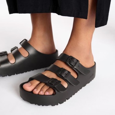 BIRKENSTOCK FLORIDA III EVA PAP FLEX PLATFORM BLACK