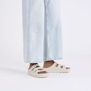 BIRKENSTOCK FLORIDA III EVA PAP FLEX PLATFORM EGGSHELL