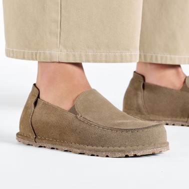 BIRKENSTOCK UTTI SLIP ON REGULAR GRAY TAUPE