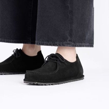 BIRKENSTOCK UTTI LACE REGULAR BLACK