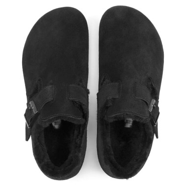 BIRKENSTOCK LONDON SHEARLING REGULAR  SHEARLING BLACK