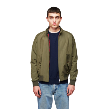 BARACUTA HARRINGTON JACKET ARMY