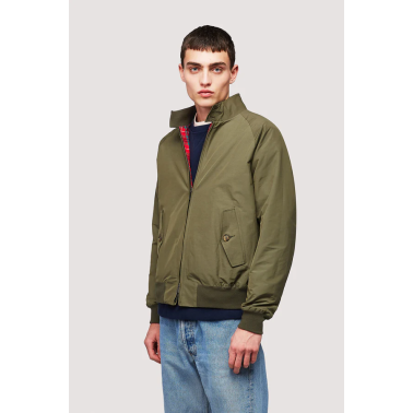 BARACUTA HARRINGTON JACKET ARMY