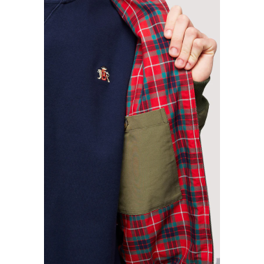 BARACUTA HARRINGTON JACKET ARMY