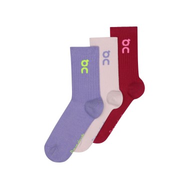 ON RUNNING LOGO SOCK HIGH 3P