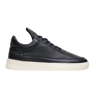 FILLING PIECES LOW TOP GRAIN BLACK