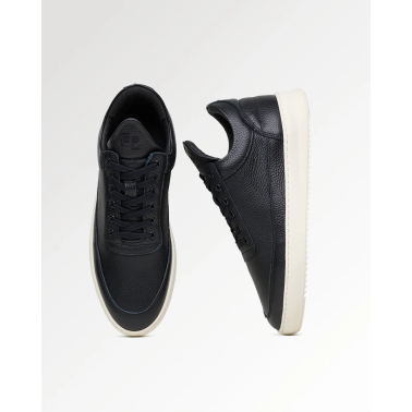 FILLING PIECES LOW TOP GRAIN BLACK