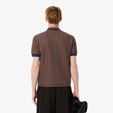 LACOSTE POLO JACQUARD CLASSIC FIT MONOGRAM
