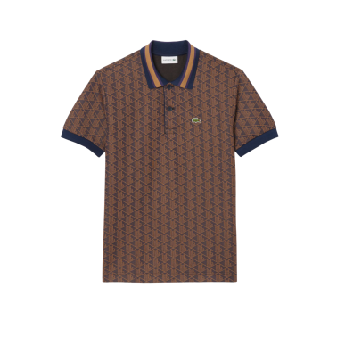 LACOSTE POLO JACQUARD CLASSIC FIT MONOGRAM