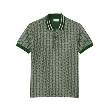 LACOSTE POLO JACQUARD CLASSIC FIT MONOGRAM