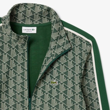 LACOSTE JACKET JACQUARD REGULAR FIT MONOGRAM