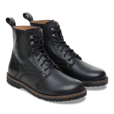 BIRKENSTOCK BRYSON LEATHER REGULAR BLACK