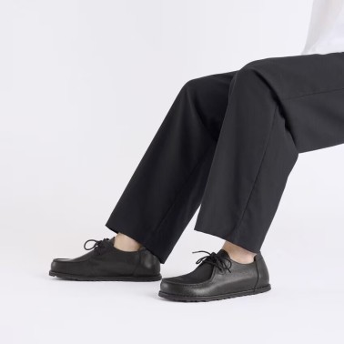 BIRKENSTOCK UTTI LACE LEATHER REGULAR BLACK