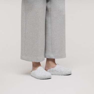 BIRKENSTOCK AMSTERDAM BS REGULAR LIGHT GRAY