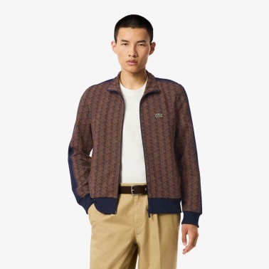 LACOSTE JACKET JACQUARD REGULAR FIT MONOGRAM