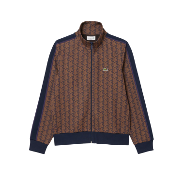 LACOSTE JACKET JACQUARD REGULAR FIT MONOGRAM