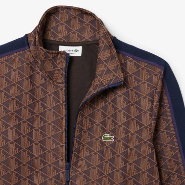 LACOSTE JACKET JACQUARD REGULAR FIT MONOGRAM