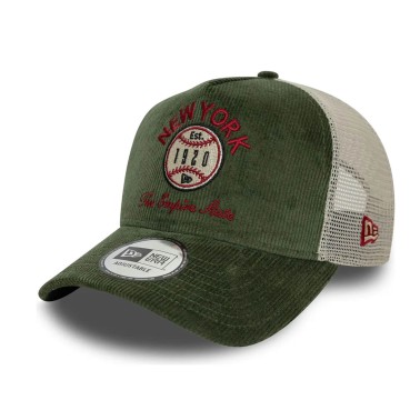 NEW ERA CORD GRAPHIC TRUCKER
