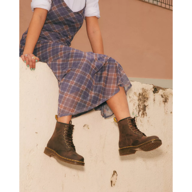 DR MARTENS 1460 DARK BROWN