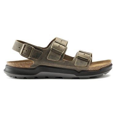 BIRKENSTOCK MILANO CROSSTOWN REGULAR FADED KHAKI
